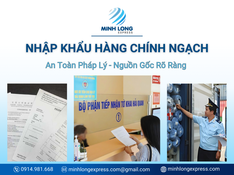 nhập khẩu hàng chính ngạch